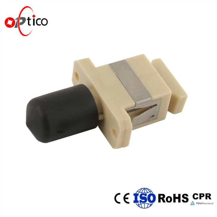 SC ST SIMPLEX ADAPTER BEIGE