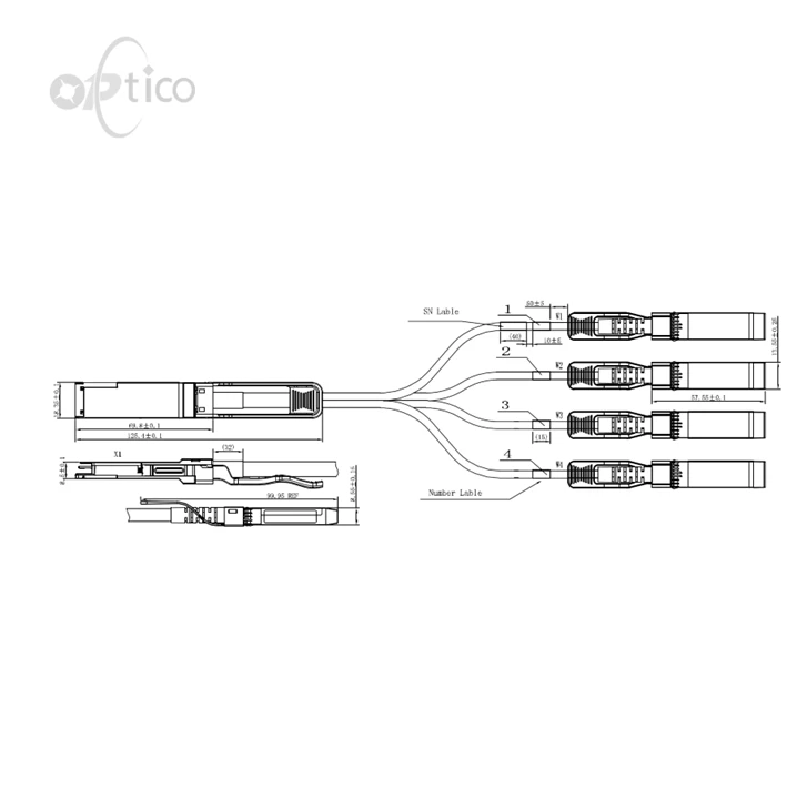 40G QSFP DAC Cable 40G QSFP DAC Cable